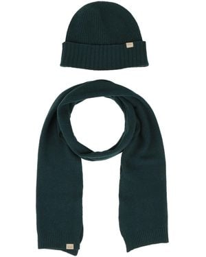 Woolrich Accessories Set Wool, Polyamide - Blue