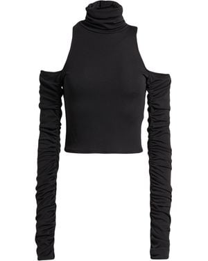 Dondup Top Polyester, Elastane - Black