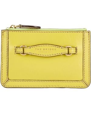 The Bridge Cardholder Cow Leather - Yellow
