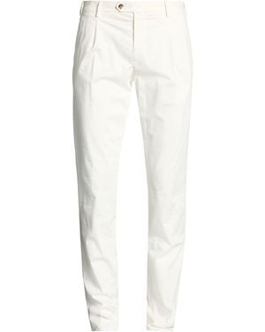 Lardini Trousers Cotton, Lyocell, Elastane - White