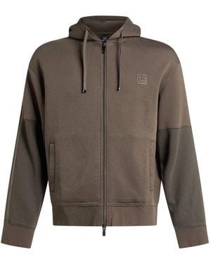 ARMANI EXCHANGE Military Sweatshirt Cotton, Polyester, Elastane - Grey