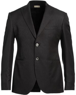 Angelo Nardelli Blazer Polyester, Virgin Wool - Black