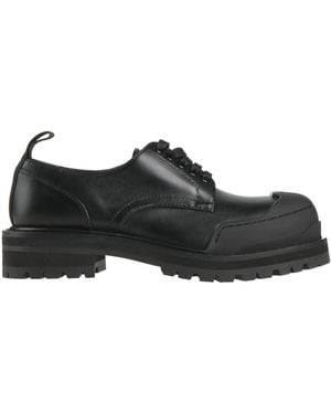Marni Lace-Up Shoes Leather, Rubber - Black