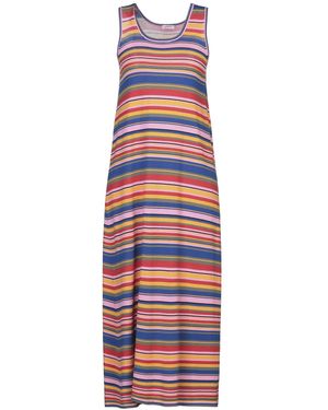 Rossopuro Midi Dress Cotton - Red
