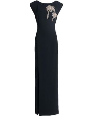 Clips Maxi Dress Viscose, Acetate, Elastane - Black