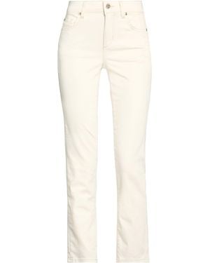 Liu Jo Ivory Jeans Cotton, Polyester, Elastane - White