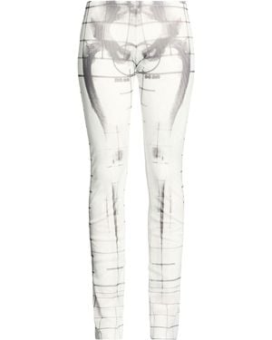 Jean Paul Gaultier Trousers Polyamide - White
