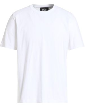 Alpha Studio T-Shirt Cotton, Elastane - White