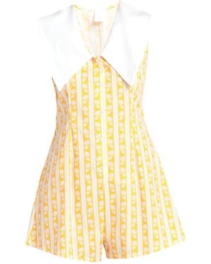 Loretta Caponi Playsuit - Metallic