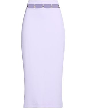 Patrizia Pepe Lilac Midi Skirt Polyester - Purple