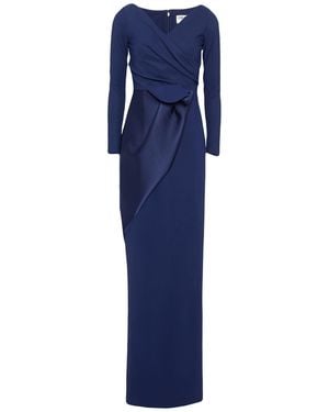 La Petite Robe Di Chiara Boni Midnight Maxi Dress Polyamide, Elastane - Blue