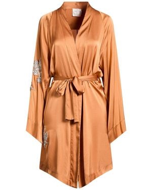 Forte Forte Overcoat & Trench Coat Silk, Elastane - Orange