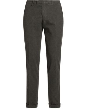 Briglia 1949 Charcoal Trousers Cotton, Polyester, Viscose, Elastane - Grey