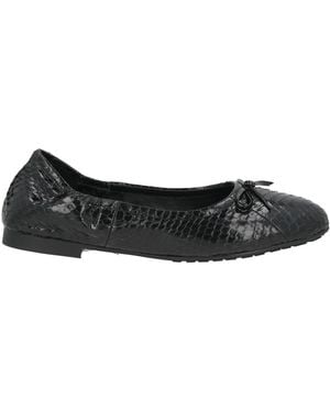SEBAS. Ballet Flats Leather - Black