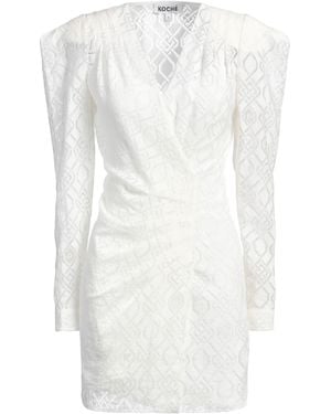 Koche Mini Dress Viscose, Polyamide - White