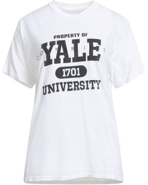 Conner Ives T-Shirt Cotton, Swarovski Crystal - White