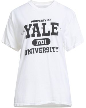 Conner Ives T-Shirt Cotton, Swarovski Crystal - White