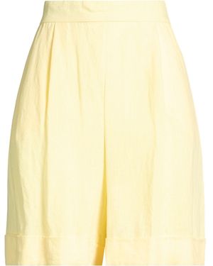 Whyci Shorts & Bermuda Shorts Linen - Yellow