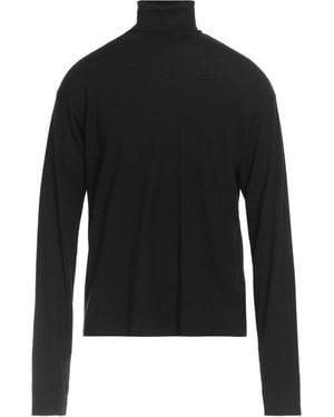 The Row Turtleneck Wool - Black
