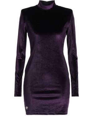 Philipp Plein Mini Dress Polyester, Elastane - Blue