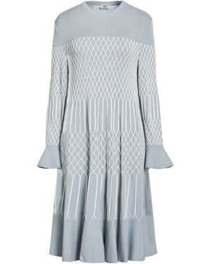 Fendi Mini Dress Viscose, Polyester - Blue