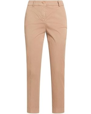 Via Masini 80 Trouser - Natural