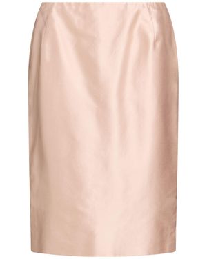 Clips Apricot Midi Skirt Cotton, Silk - Pink