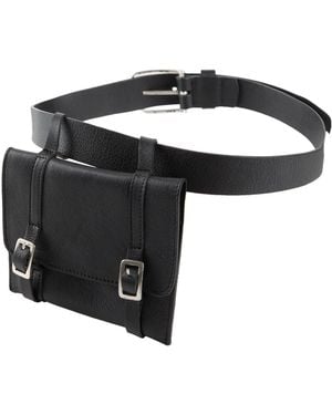 Tela Belt Bag Leather - Black