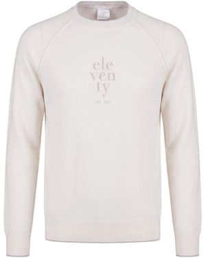Eleventy Sweater - White