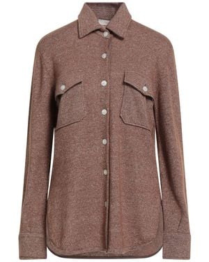 Fedeli Cardigan Cashmere, Linen - Brown