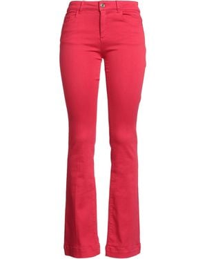Nenette Pantalon En Jean - Rouge