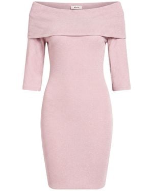 Dixie Antique Rose Midi Dress Viscose, Polyester, Elastane - Pink