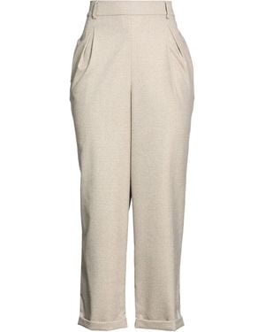 Siste's Taupe Pants Polyester, Viscose, Elastane - Natural