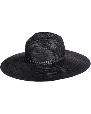 Emporio Armani Hat Paper Yarn - Black
