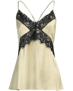Erika Cavallini Semi Couture Top Viscose, Polyamide - Green