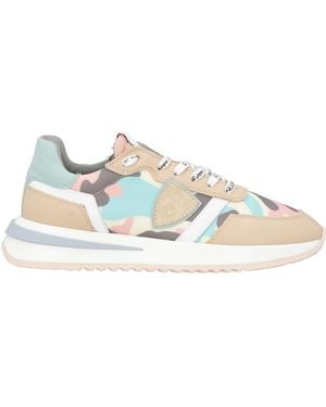 Philippe Model Trainers Textile Fibres, Leather - Natural