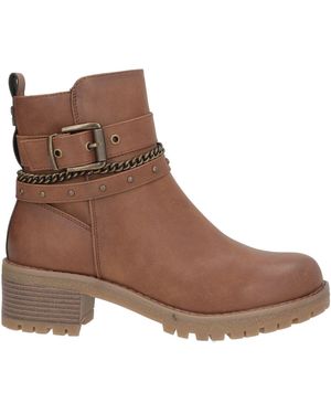 Refresh Ankle Boots - Brown