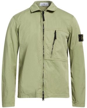 Stone Island Dark Jacket Virgin Wool, Polyamide - Green