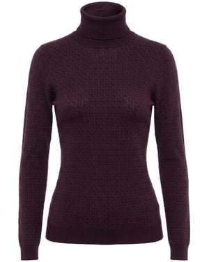 Elisabetta Franchi Turtleneck - Purple