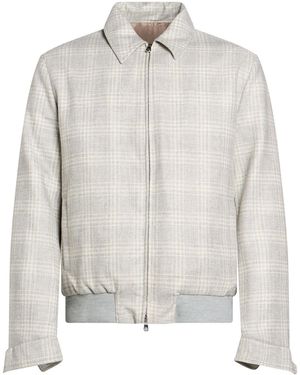 Luigi Borrelli Napoli Light Jacket Virgin Wool, Cashmere - White