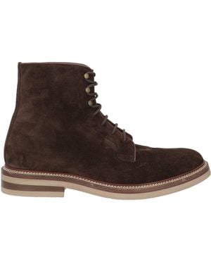Brunello Cucinelli Ankle Boots Leather - Brown