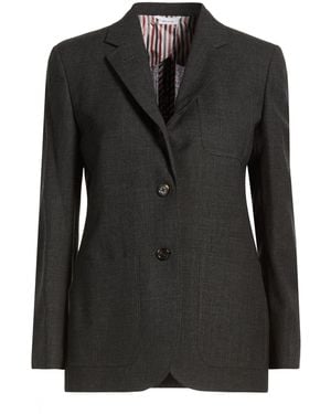 Thom Browne Blazer Wool - Black