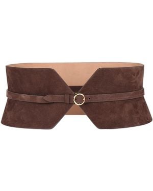 Alaïa Chocolate Belt Leather - Brown