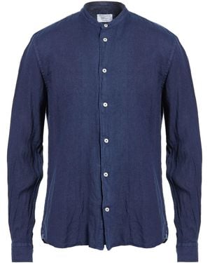 MASTRICAMICIAI Shirt Linen - Blue