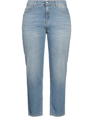 Manila Grace Jeans Cotton, Elastane - Blue