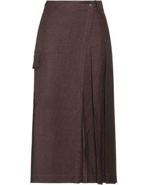 P.A.R.O.S.H. Midi Skirt - Brown