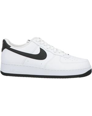Nike Sneakers Leather, Synthetisches Material - White