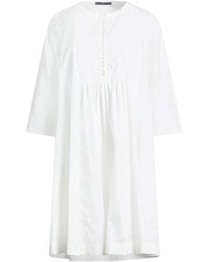 High Midi Dresses - White