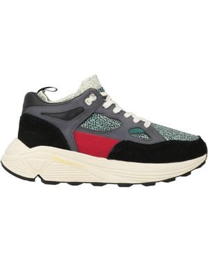 Brandblack X Maison Kitsuné Charcoal Sneakers Textile Fibers, Leather - Gray