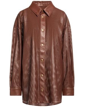 Khrisjoy Shirt Polyurethane, Polyester - Brown